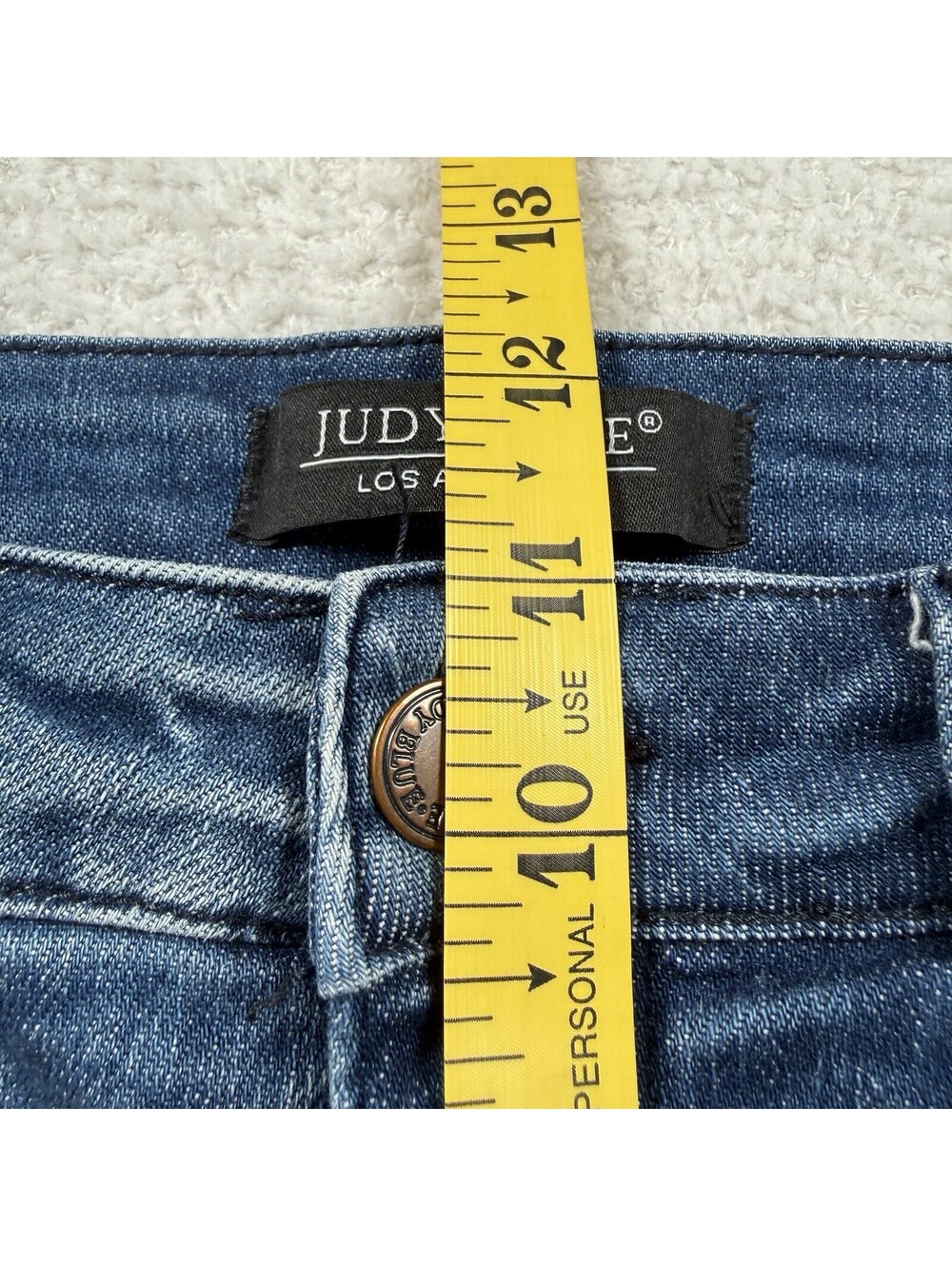 Judy Blue Women’s Skinny Jeans 9/29 High Rise Light Wash Stretch Distressed Look - Picture 10 of 12